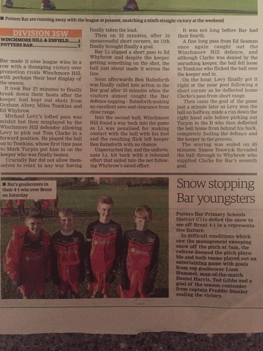 Another great report <a href="/whtimes/">Welwyn Hatfield Times</a> <a href="/WHTpottersbar/">potters bar edition</a>