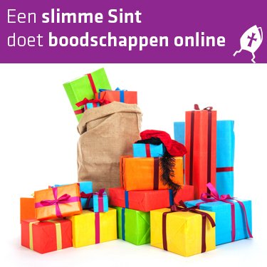 Bestel online:
• Vandaag besteld, morgen in huis
• Gratis bezorgd vanaf € 50,00

Ga naar spar.nl/sint