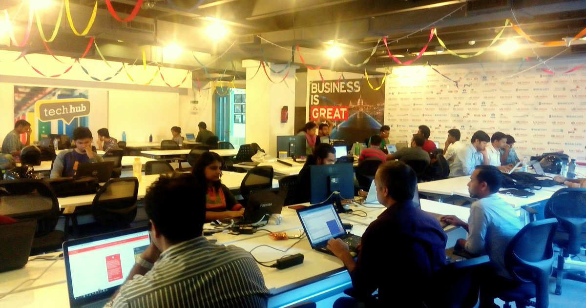 TechHubBLR's tweet photo. Techies@ work!! #ThursdayEffect #Techhub #flex #members #coworking #bangalore https://t.co/aIIcvFXNRL