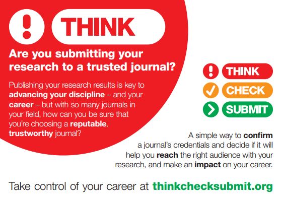 RRITools's tweet image. [TOOL] 3 new posters to encourage colleagues in your organization to #ThinkCheckSubmit bit.ly/1NgM4gs #RRI