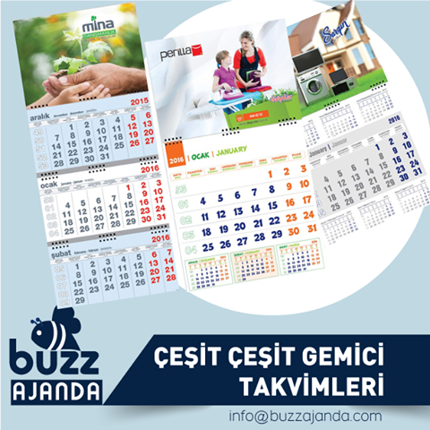 Buzz Ajanda, Gemici Takvim Kaliteli üretim, gününde teslim. Şirket ve markalara özel ow.ly/UPPJl