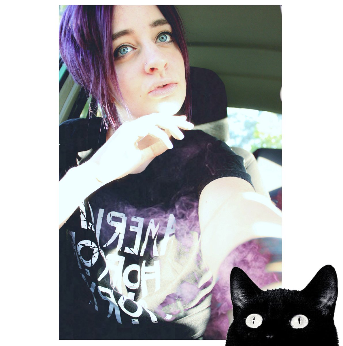 Megzi_i's tweet photo. I HAVE PURPLE HAIR TAAADAAAA #PurpleRain #manicpanic https://t.co/FVr1M1LdqI