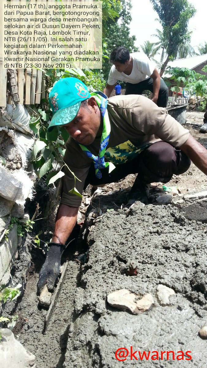 AdhyDault's tweet photo. Ini namanya Herman, Pramuka dari Papua Barat. #PWN2015 https://t.co/IB8UQmmthq