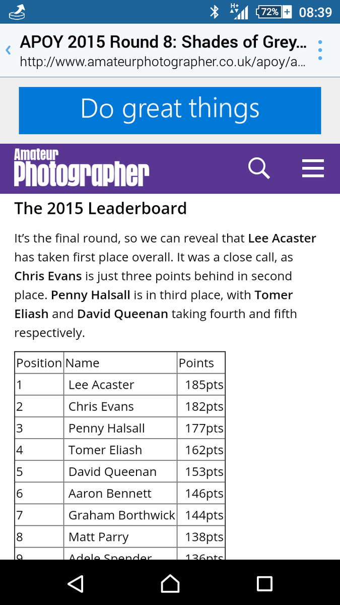 mattparryphoto's tweet photo. Pleased to have a top 10 place in #apoy15 @AP_Magazine. Big congrats to overall winner Lee @jellyfire1 https://t.co/JZu4wxTbi0
