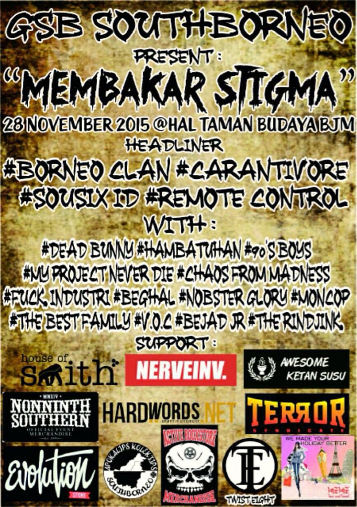 Yuks merapat dievent membakar stigma, kita main sore :) hari sabtu tanggal 28 nov 2015