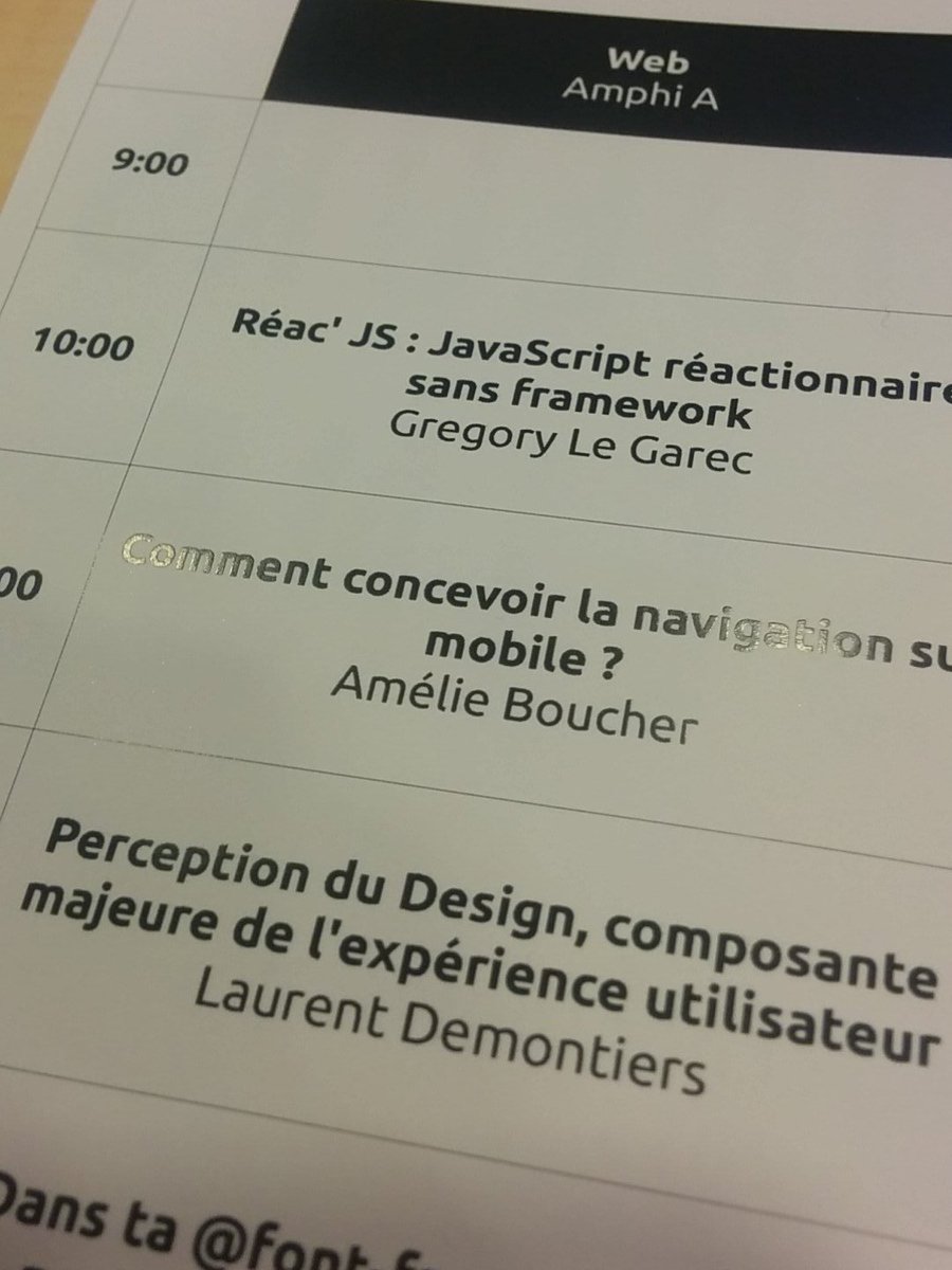 QuentinBrodier's tweet image. Super programme Web !!
#codeurs2015