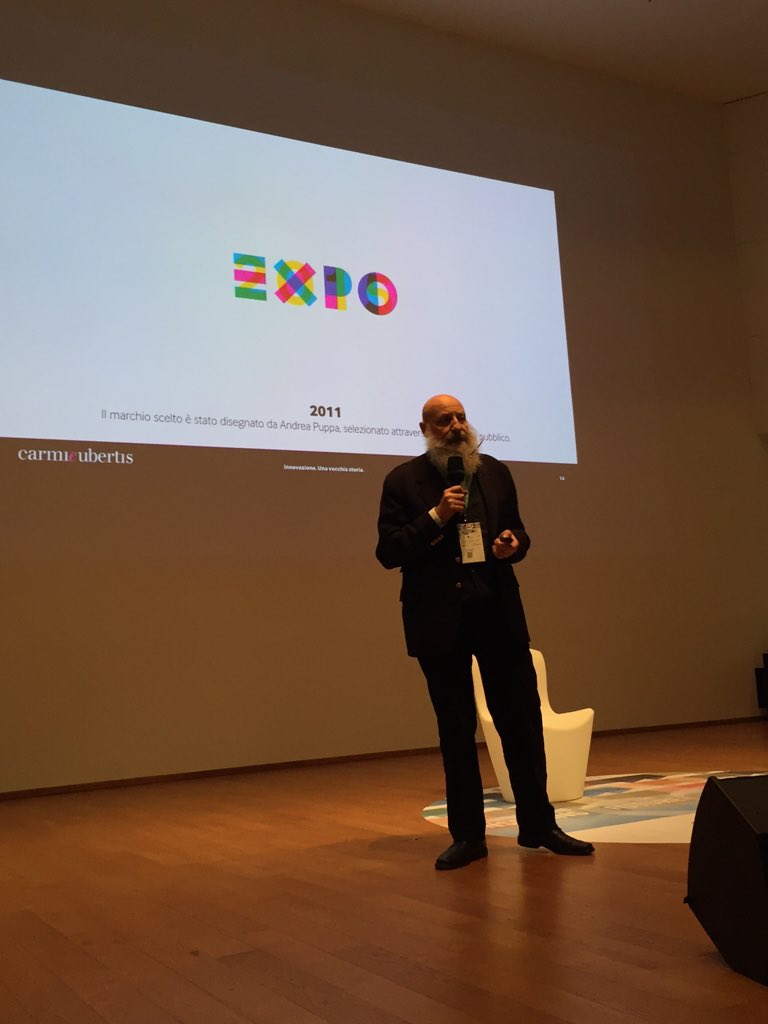 bovoli's tweet photo. Al via il #ForumdelDesign. Elio Carmi della Carmi e Ubertis, parla di "INNOVAZIONE. UNA VECCHIA STORIA. " https://t.co/b5bYGs9rtK