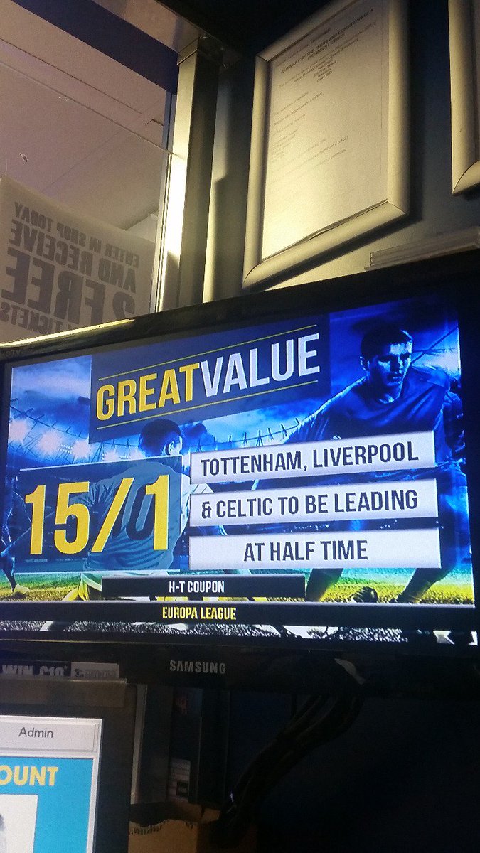 wh141rowson's tweet photo. Quality bet this. Loads more on today. 5 meetings, europa league AND NFL this evening #happythanksgiving #teamrowson https://t.co/gaSyfIccJO