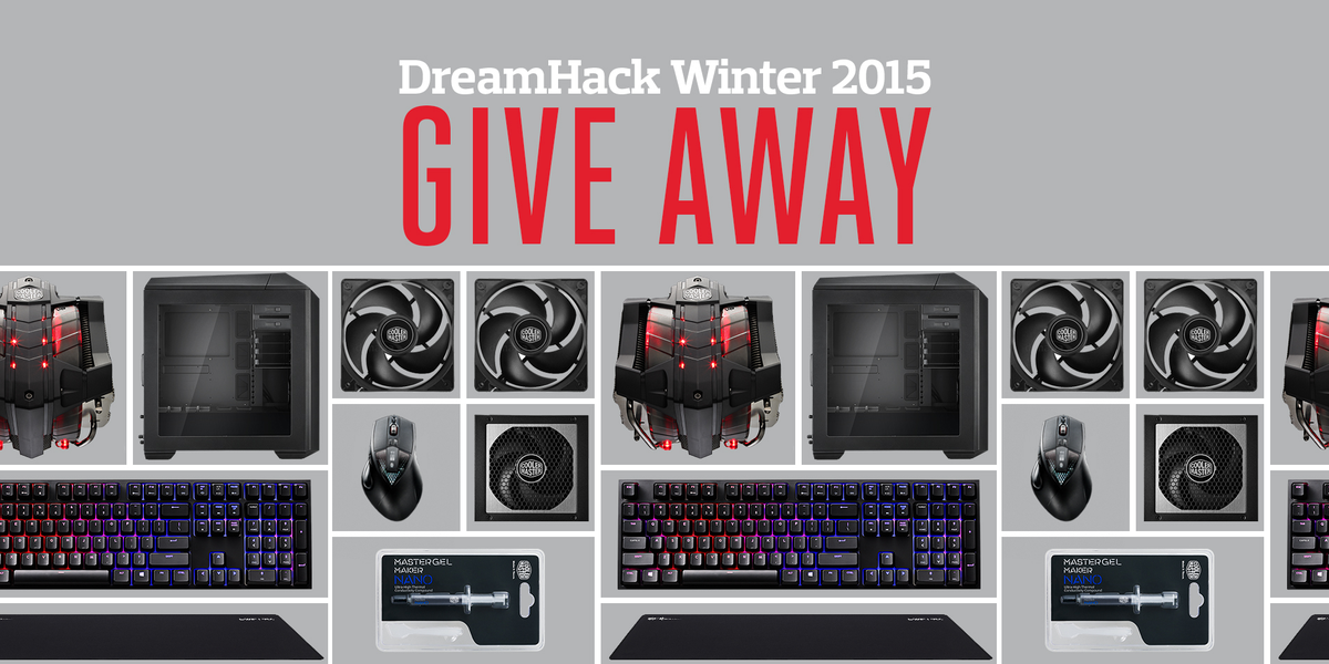 CoolerMaster's tweet image. Become the master! Win the Master Package in our global Dreamhack giveaway! Take a shot at gvwy.io/32ajn26