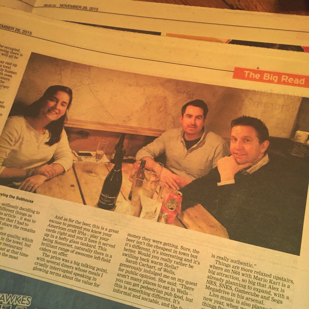 Great piece in the <a href="/wellsjournal/">The News from Wells</a> all about us and our lovely customers @nectarimportsuk <a href="/NatZvonekL/">Natalie ZvonekLittle</a> #wells #craft