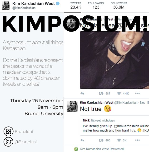 Bruneluni's tweet photo. The Kimposium! is here! Let us know if you're taking part today #Kimposium https://t.co/hTqkwwqxw0