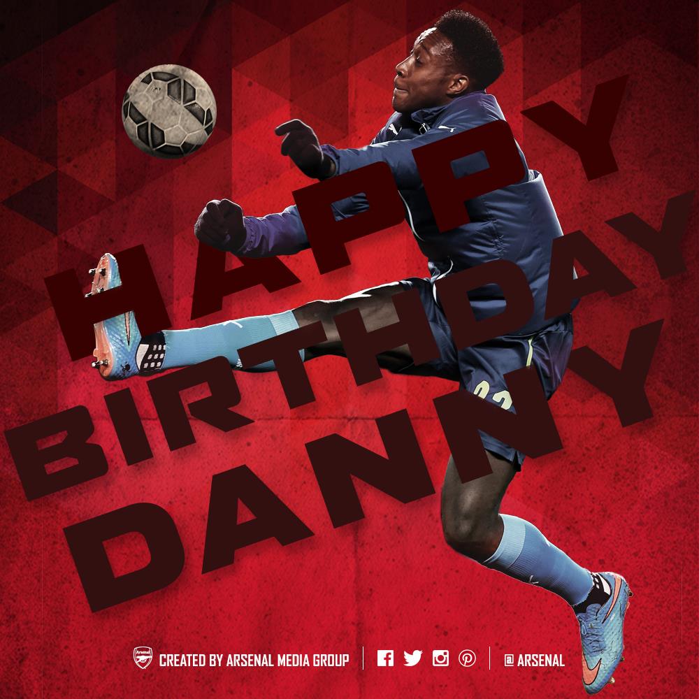 Happy birthday and Danny Welbeck      I wish you all the besttttttt on your football career   