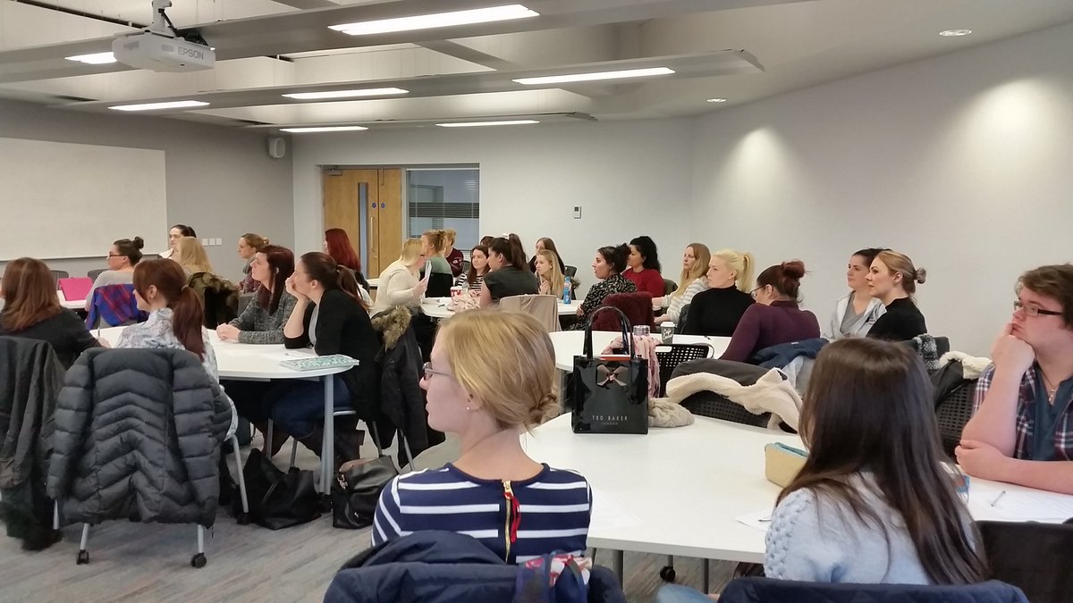 BScTeesEBM's tweet photo. Our year 2 & 3 Midwifery students are keen to get started.#Internationalconf @TeessideUni @TeesUniSOHSC #proudetobe https://t.co/22yJ4lDTnY