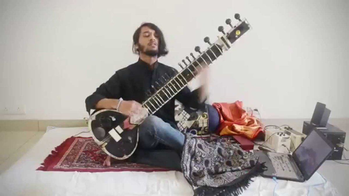 NoizrZine's tweet photo. Musician playing @AnimalsAsLeader sitar cover
https://t.co/grYAVcSNgW #MuteTheSaint #Progressive #Cover https://t.co/1WAqBNUmRN