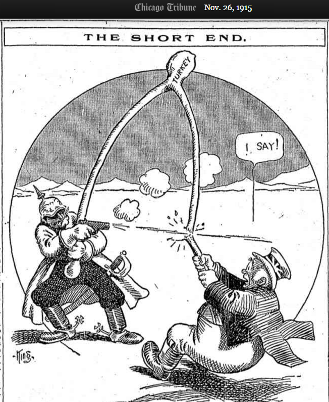 ThisDayInWWI's tweet photo. Nov 26 1915 

Britain gets the short end 

https://t.co/VVdzxmrY9I 
@CartoonWW1 @PunchCartoons #ww1cartoon https://t.co/wkwgJtKreL