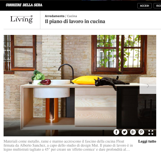 MirasEditions's tweet photo. Time now for @livingcorriere #FloatCollection mention! Thanks!! #architecture #furniture #design #barcelona https://t.co/61BC2Oe2Ux