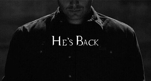 Guess who's back. 
       Back again.
            #DeanmonsBack.
                  Tell a friend.