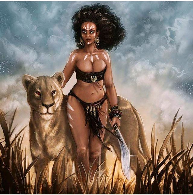 'African Princess' illustrated by Dario Jelusic.