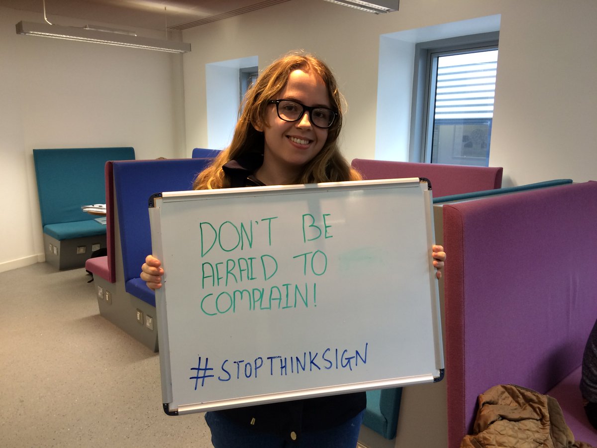 durhamSU's tweet photo. Don't be afraid to complain if something isn't right with your house #StopThinkSign #HousingTips https://t.co/jskL6hD0br