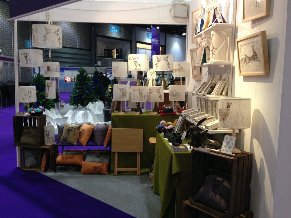 Feltfeeling's tweet photo. Ultimate Christmas Fair about to open its doors and stand B5 is ready #TUCFLiverpool #xmasgifts https://t.co/M4mfUspjV7