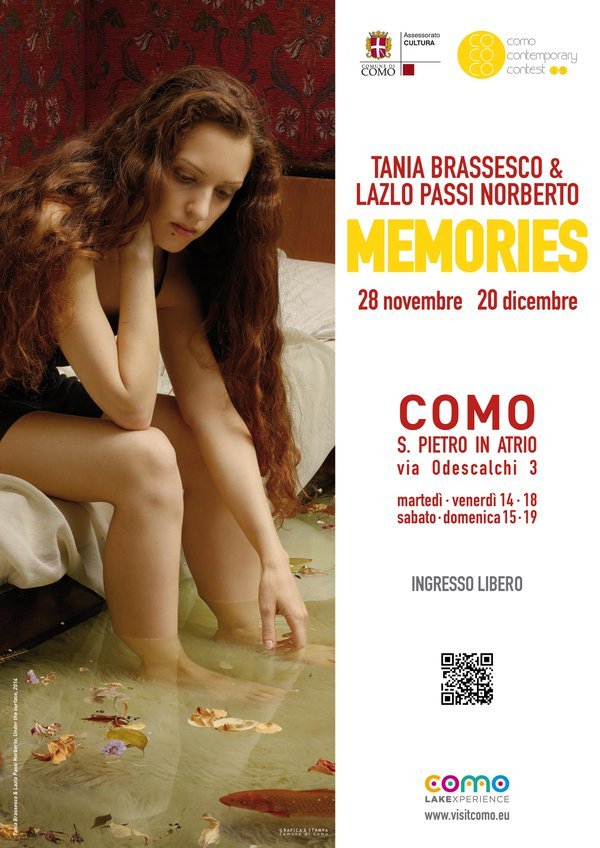 ComuneComo's tweet photo. #eventicomo il 28/11 h.18 s'inaugura #Memories la mostra di Tania Brassesco e Lazlo Passi Norberto vincitori CoCoCo https://t.co/zgZnIwM2Ta