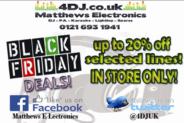 4DJUK's tweet photo. In store for 1 day BLACK FRIDAY DEALS! https://t.co/mOBNkeurzZ
