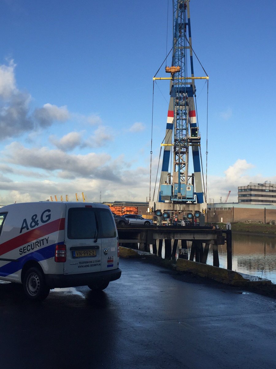 Mooi plaatje A&amp;G Security uw partner in het Rotterdams havengebied