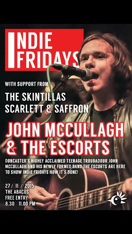 THOMCRTCHLY's tweet photo. This Friday @JM_Escorts finish their 2015 tour @ Abacus, Scunthorpe. It's free entry too! https://t.co/utsTiZnO8j