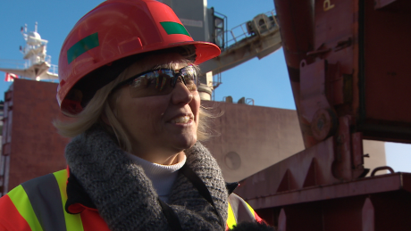 CBCNS's tweet photo. How a ship full of wood pellets is saving a Nova Scotia company https://t.co/DbjKS2FxIV https://t.co/4teJzj5wnv