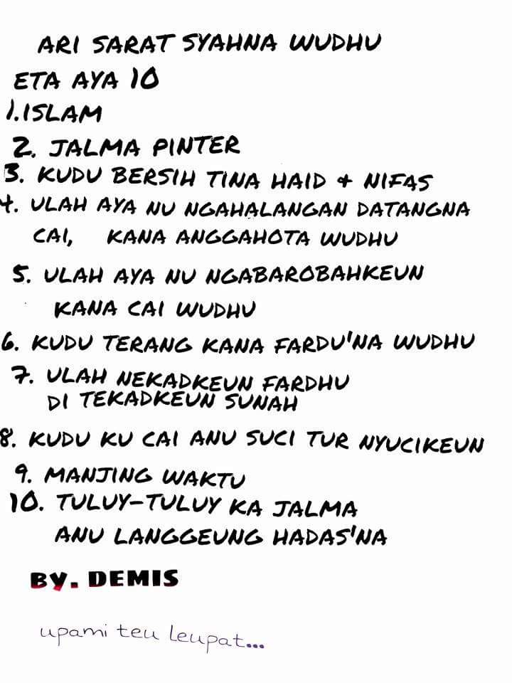 Cara Ambil Wudhu Cara Wuduk Yang Ringkas Wajib