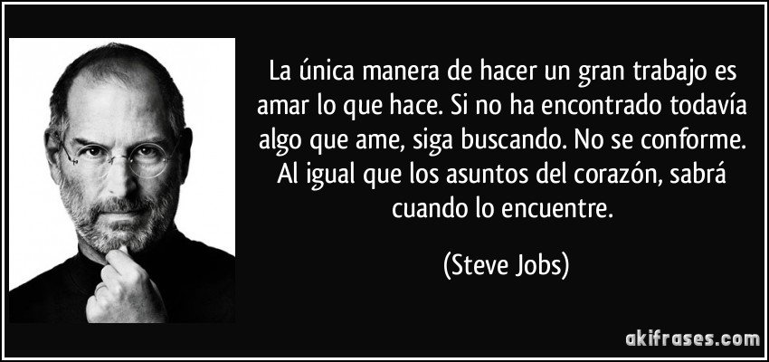 CITNOVA's tweet photo. Ama tu trabajo y jamás tendrás que trabajar.
Buenos Días
#Voces Steve Jobs https://t.co/WihTYnPboO
