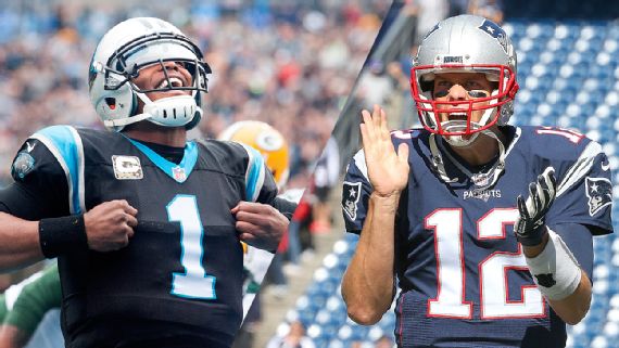 espn's tweet photo. Cam Newton or Tom Brady: Which 10-0 quarterback has the best MVP case?

https://t.co/HXvRGaSwil https://t.co/yyiGxsUApk