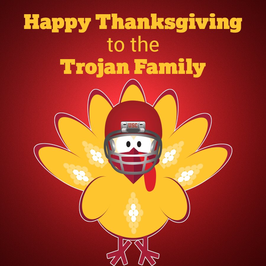 Happy Thanksgiving to the #TrojanFamily!!