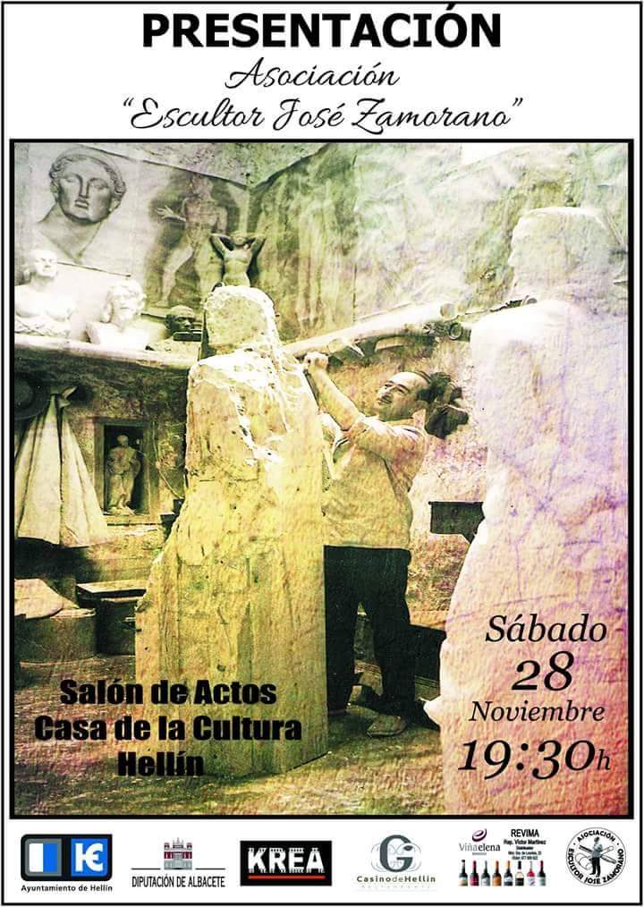 Sábado 28 de Noviembre a las 19:30, en la Casa de la Cultura, se presentará en sociudad la Asociación José Zamorano.