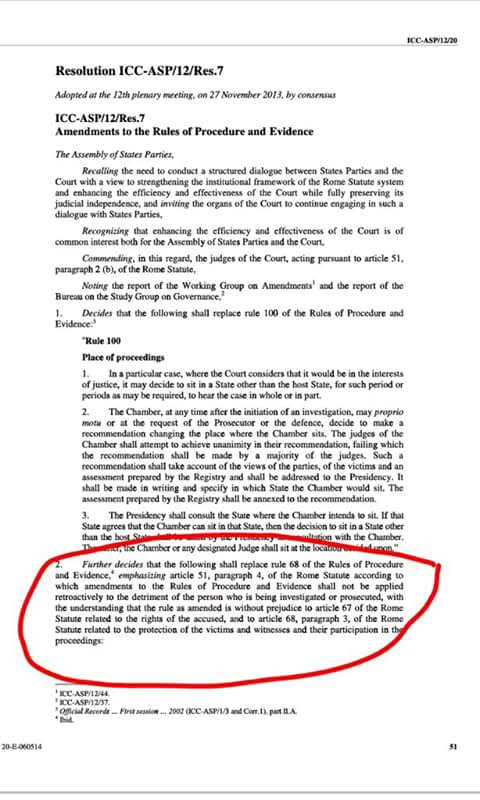 Ahmedkadar1's tweet photo. On #Rule68 Kenya wanted text passed by #ASP12 upheld by #ASP14 Consider it done. White smoke soon #SuspendRule68 https://t.co/BOhnn5xX5A