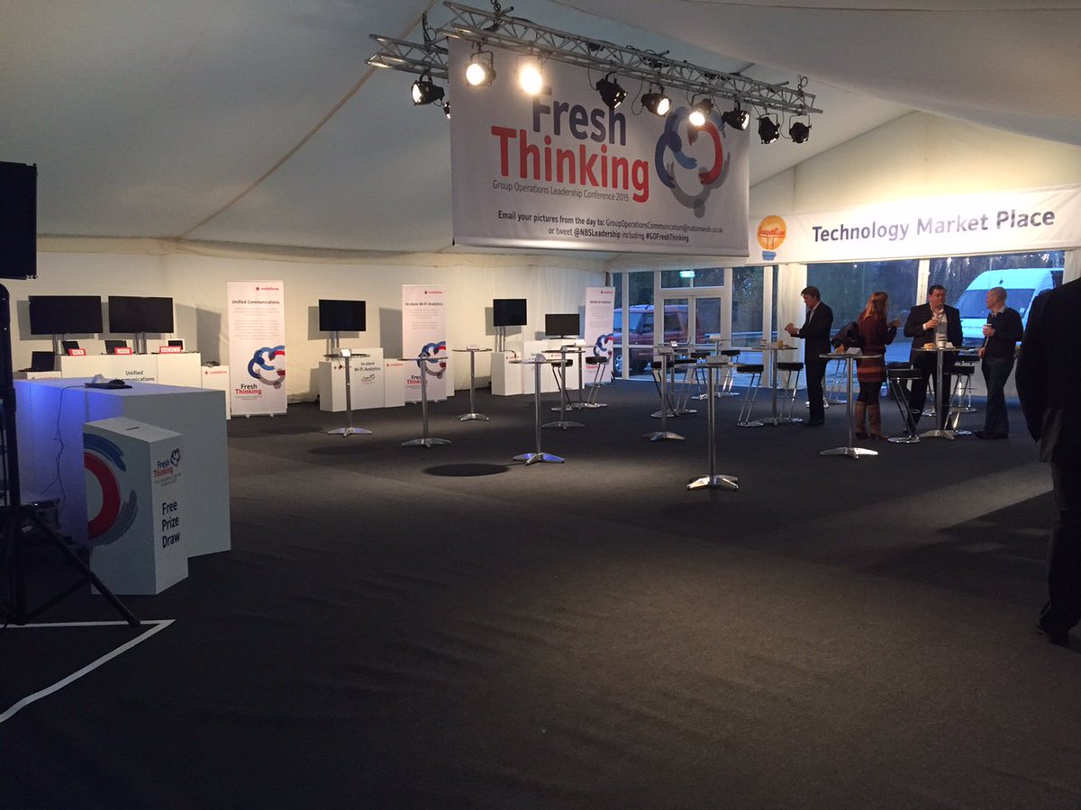 Here is our install for the <a href="/AskNationwide/">Nationwide</a> #gofreshthinking conference at the <a href="/steam_museum/">STEAM Museum</a>. Well done <a href="/avvioreply/">Avvio Reply</a>.