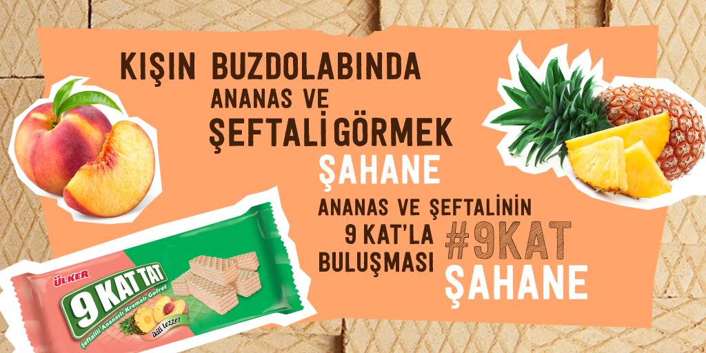 Ananas ve şeftali 9 Kat Tat'la buluştu!