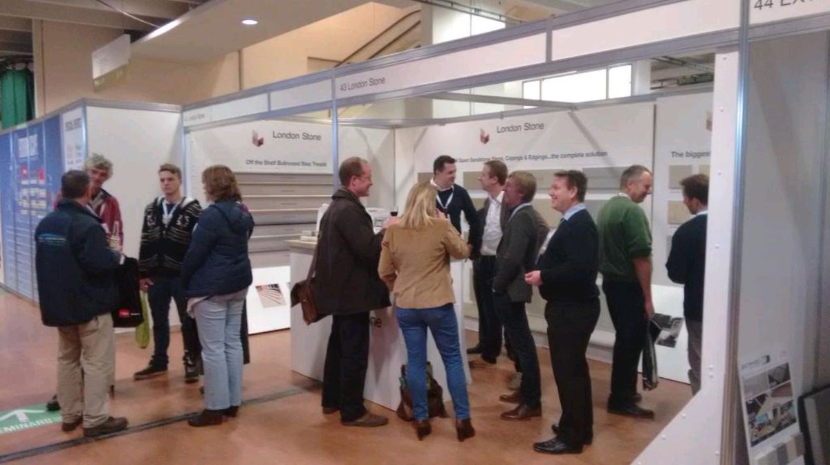 _LONDONSTONE's tweet photo. #TBT how much our stand changed @FutureScapeUK. This year we showcased our laser templating https://t.co/1ddewKnE3e https://t.co/HTOIgWRCHI