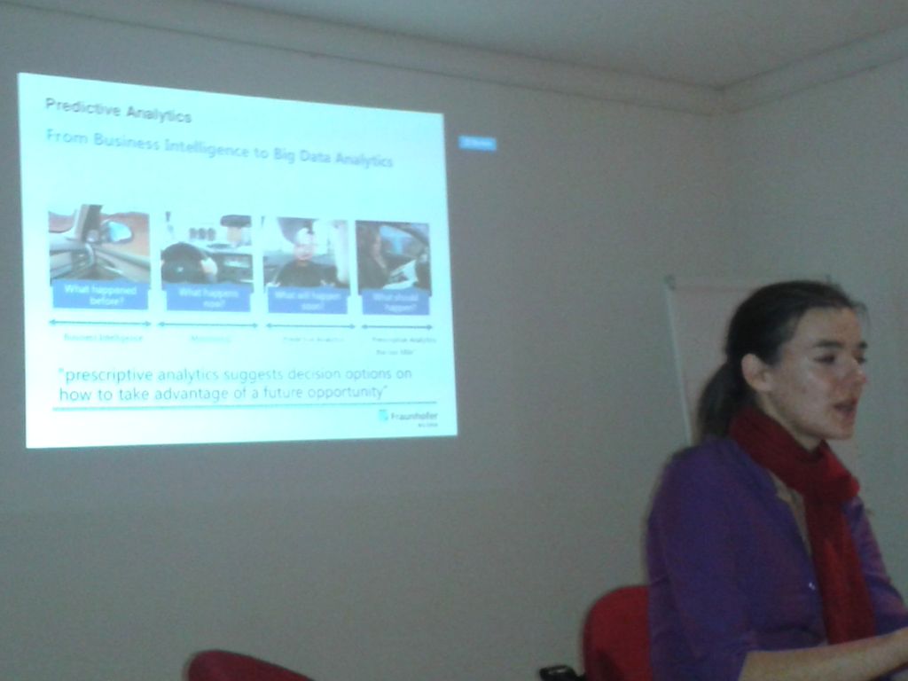 philarcher1's tweet photo. .@shevski presents BigData_Europe at #sharepsi - how can the BDE tool chain help the public sector? https://t.co/wTTNf9JfW2