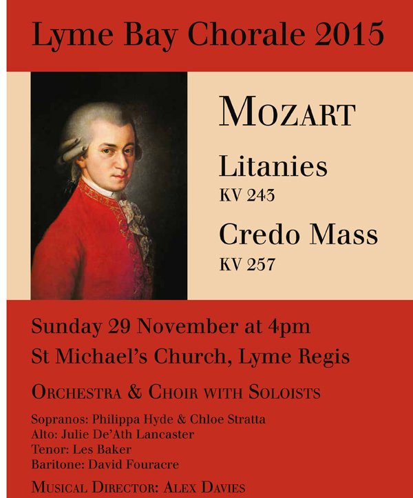 Great plug on Radio 3 this morning for our Mozart Concert Sunday 29/11/15 4pm St Michael's Church