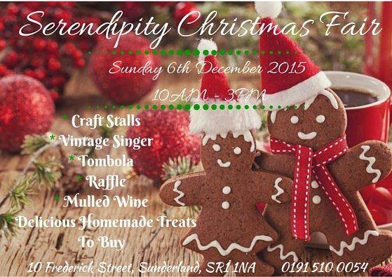 SunderlandBID's tweet photo. It's the @serendipitytnt annual Christmas fayre this weekend with crafts, mulled wine, homemade goodies and more! https://t.co/tj9fRAZ8li