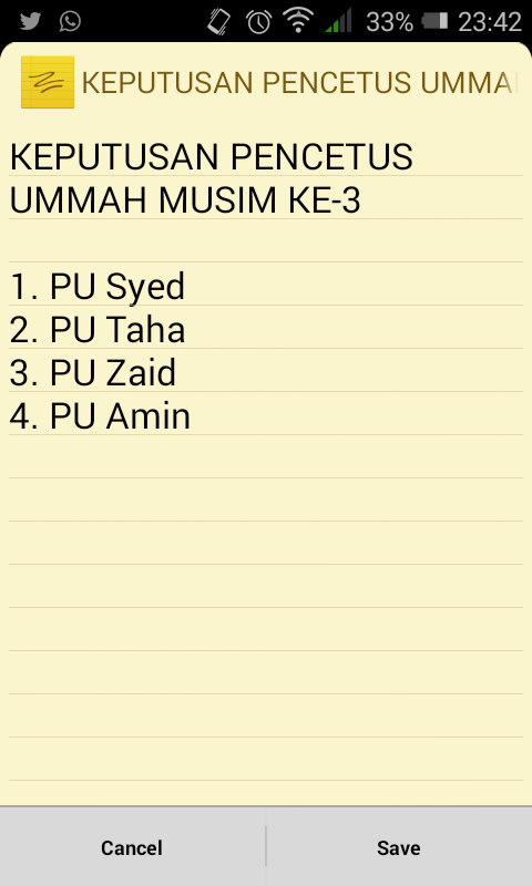 BisikanSyurga94's tweet photo. Tahniah semua peserta #PencetusUmmah musim ke-3 .. PU musim ke3 mashaallah. Gempak.. #PUSyed #PUTaha #PUZaid #PUAmin https://t.co/fBbdOQbwnp