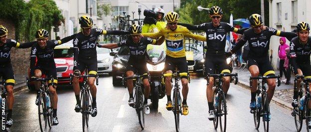 "I can win 5 more @letour titles." Fighting talk from @ChrisFroome. Do you think he can? bbc.in/1MpAiPD
