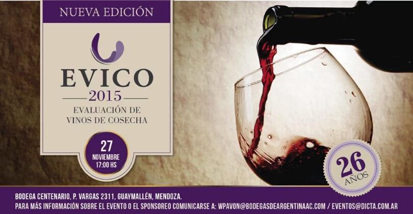 dictabtl's tweet photo. #EVICO 2015. Los esperamos mañana 27/11 en Bodega Centenario @BodegaArgentina https://t.co/V0MmnlUdj2