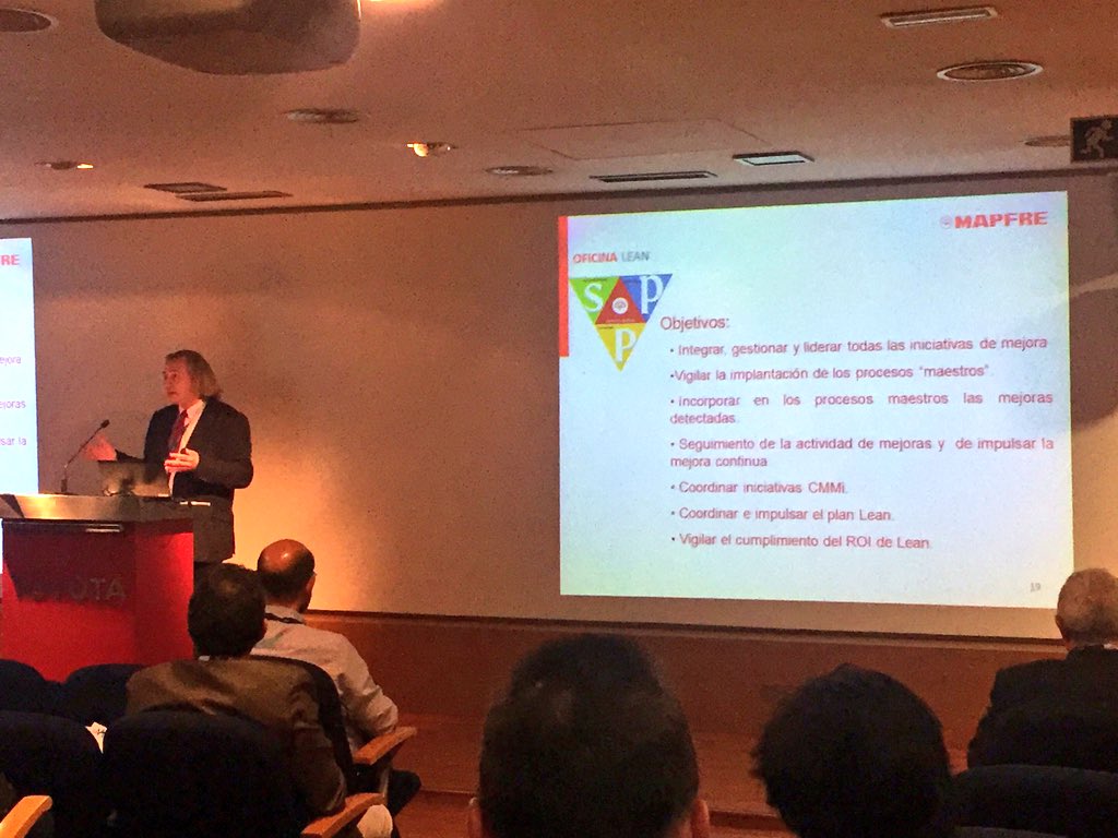 fgpascua's tweet photo. Objetivos de una Oficina #Lean #CongresoLeanIT #LeanOffice https://t.co/2HMuxX4RLG