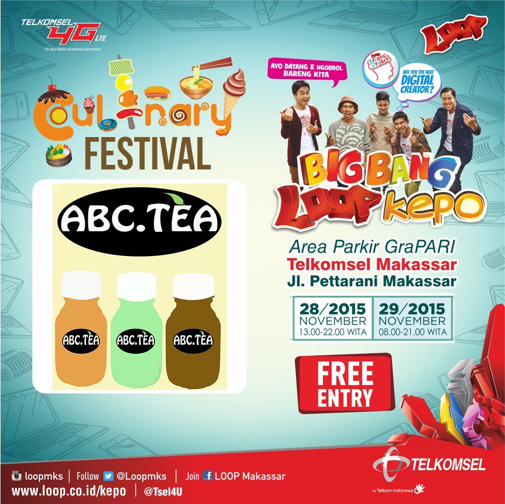 nur_anika's tweet image. LOOP Kepo Makassar 2015, ajang pencarian creator-creator digital muda...!GRATIS
#loopkepo #loopkepomks #loopcorner4