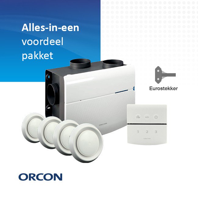 #Energiebesparing met de nieuwe #Orcon #ventilator. Voor meer details ga naar de #webshop >> goo.gl/nyI8K3