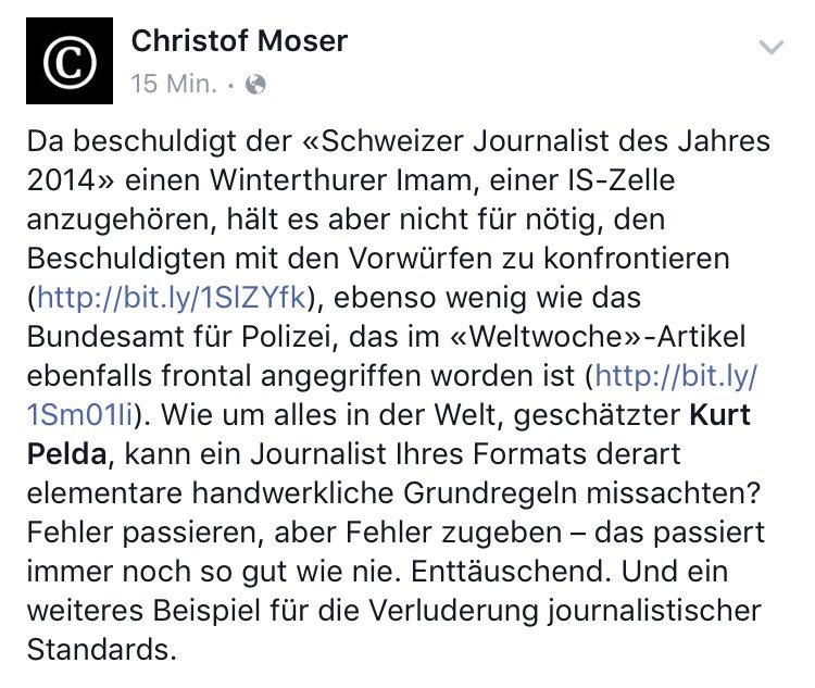phwampfler's tweet photo. Zu Kurt Peldas IS-Geschichte sagt @christof_moser alles, was zu sagen ist. https://t.co/zwb75Hld2d