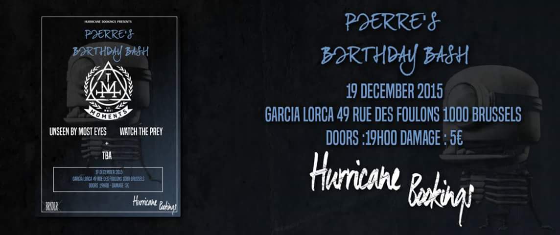 HurricaneBkg's tweet photo. Don't miss the Big Boss Birthday Party ! On 19th December. @MomentsBE @WatchThePrey   https://t.co/ibEDb1OPRd https://t.co/AbtcerYuyY