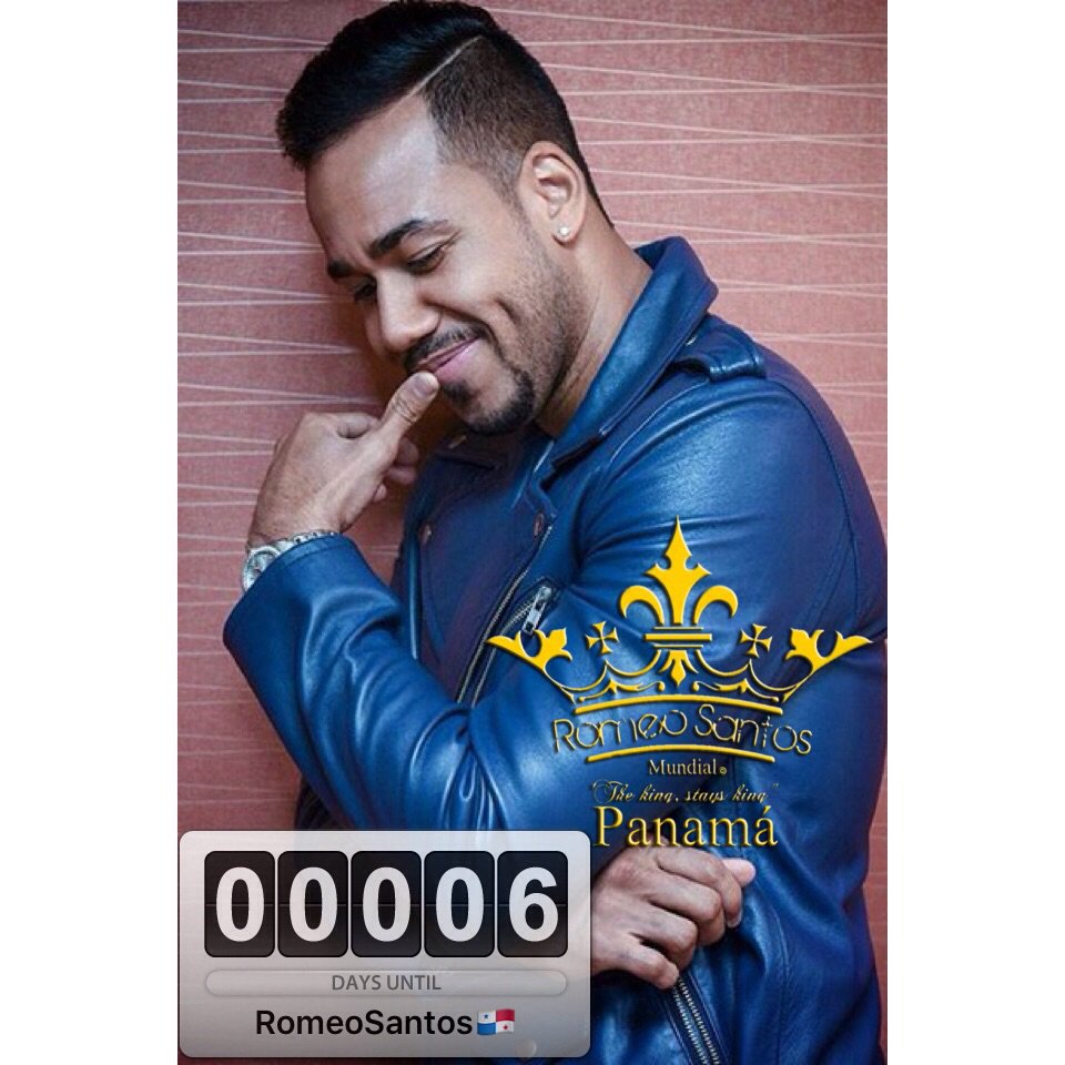 RomeoSantosPty's tweet photo. #6dias para disfrutar lo que será  el concierto del año #RomeoPTY y ya quedan pocos boletos, no te quedes por fuera https://t.co/AuGcVwnWXH